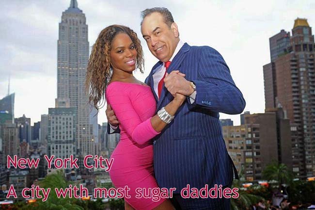 New York, a city with most sugar daddies